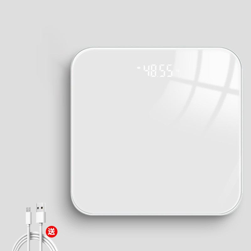 Báscula electrónica transfronteriza, medición de peso corporal y grasa, precisa, recargable, para uso doméstico