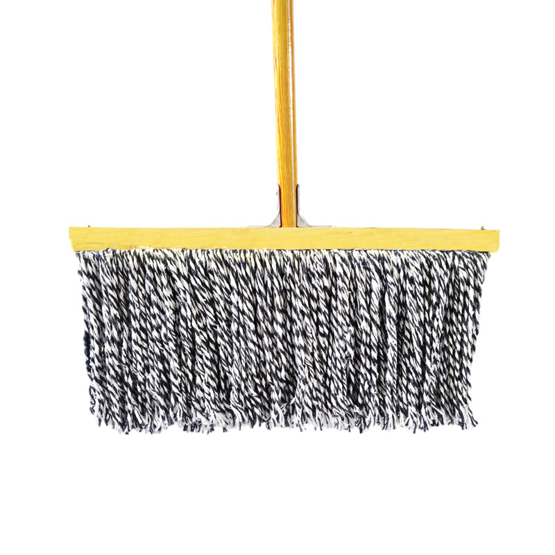 파란색과 흰색 선 우드 60cm