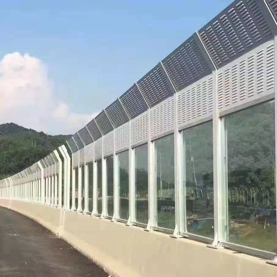 楼顶降噪消音器隔音围挡高速公路声屏障工厂隔音板户外隔音屏障 阿里巴巴 