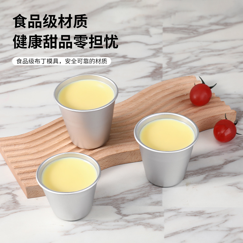 Aleación de aluminio occidental taza pudín taza pequeño molde de pastel hogar tazón molde de la torta herramienta para hornear B01 ~ B04 opcional