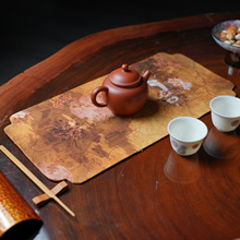 茶道配件茶席隔热垫香云纱桌席手工中式干泡高档古风家用中国风
