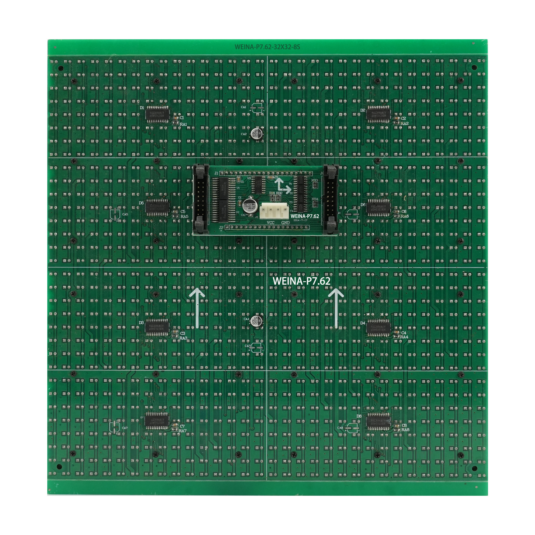 ����ֱ��P7.62�뻧�ⵥɫ��Ԫ�����ģ��LED������