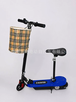 Qatlanan elektrik skuterlər vehicle, small cross-border electric - blue