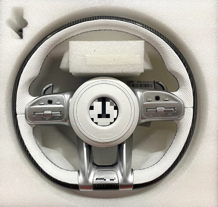 Suitable for Mercedes-Benz AMG A/C/E/G Class C205 W166 W167 W213 old to new carbon fiber steering wheel
