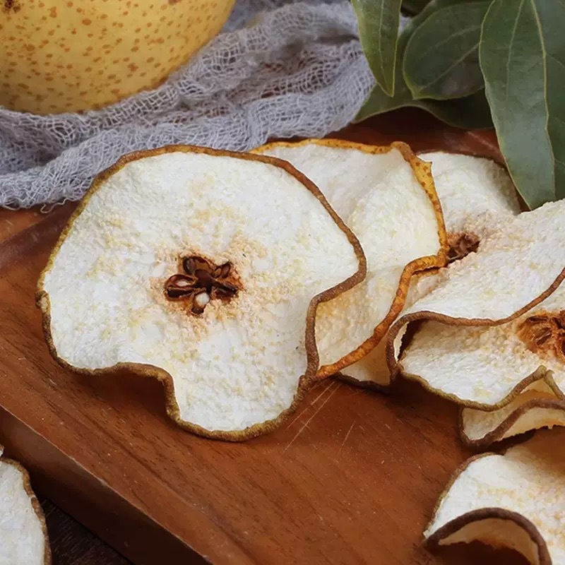Dried Snow Pear Slices Xue Li Pian 500g Fruit Tea Slices for Cold Brew and Herbal Blending overview