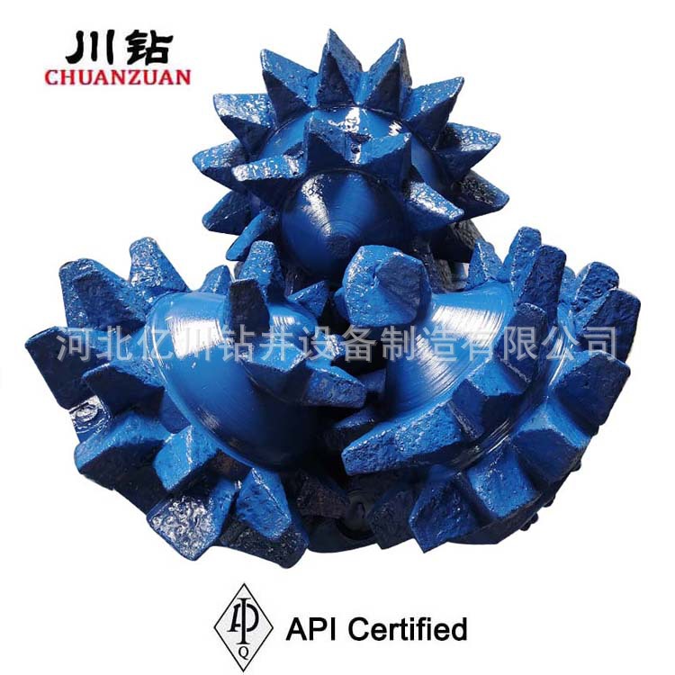 厂家全新17 1/2英寸亿川中软地层用钻速快橡胶密封钢齿三牙轮钻头