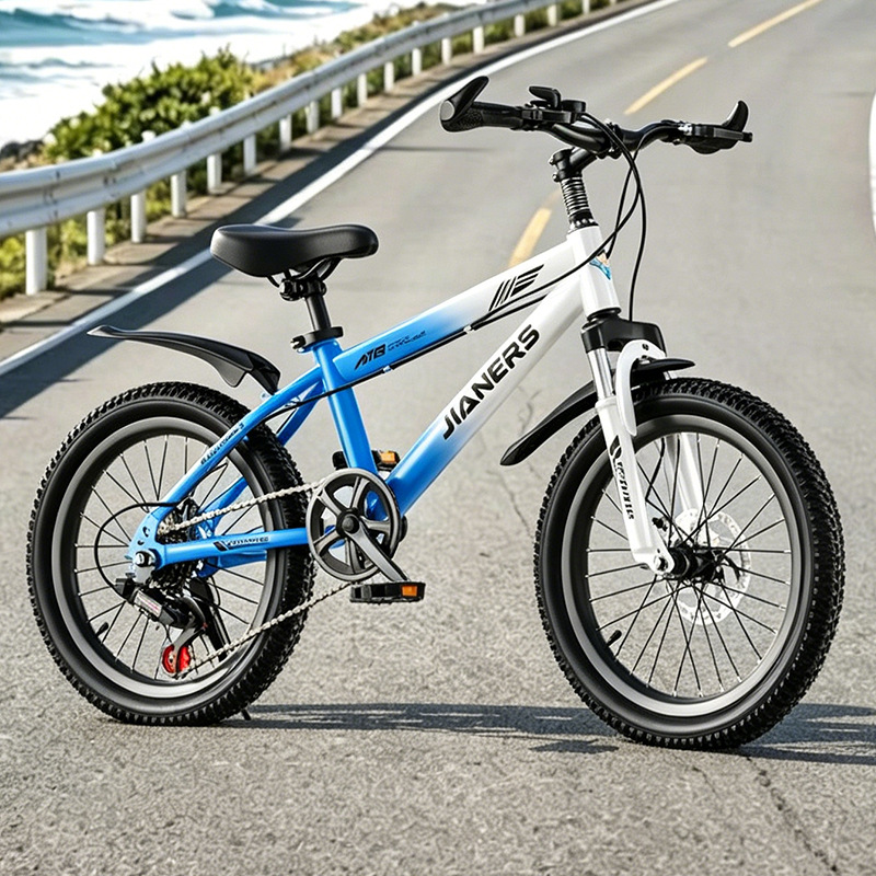 Nuevas bicicletas de 6 - 17 años, niños y niñas, estudiantes de primaria, niños de edad media, niños de velocidad única, bicicleta de montaña adolescente, rodillo de bicicleta image 12