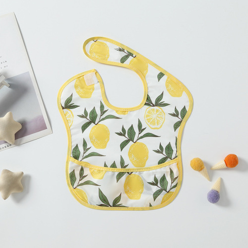 Baby bibs, rice bags, baby food supplement bibs, waterproof and anti-dirty children's saliva towels, summer rice bags wholesale