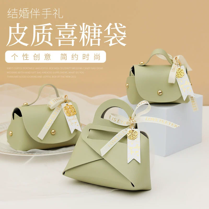 Европейский стиль Креативная свадьба Hi Sugar Box Cortex INS Wind Titan Sugar Bag Wedding Smart Gift Candy Gift Box
