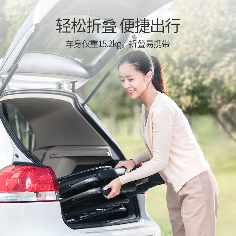 魚躍手動車椅子車H051エアレス老人歩行器代歩車携帯折り畳み軽量無取付|undefined