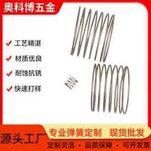厂家供应304不锈钢弹簧 精密压缩螺旋弹簧玩具文具迷你小弹簧加工
