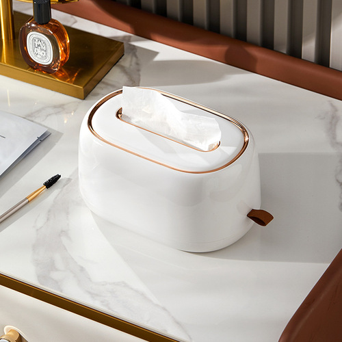 Independently designed new wall-mounted tissue box, light luxury cross-border internet celebrity multi-functional tissue storage box