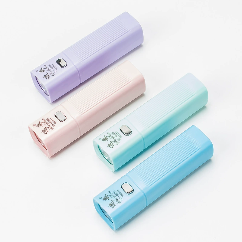 Перезаряжаемый USB-фонарик, миниатюрный карманный светодиодный фонарь с ярким светом для студентов, дома, улицы и экстренных ситуаций