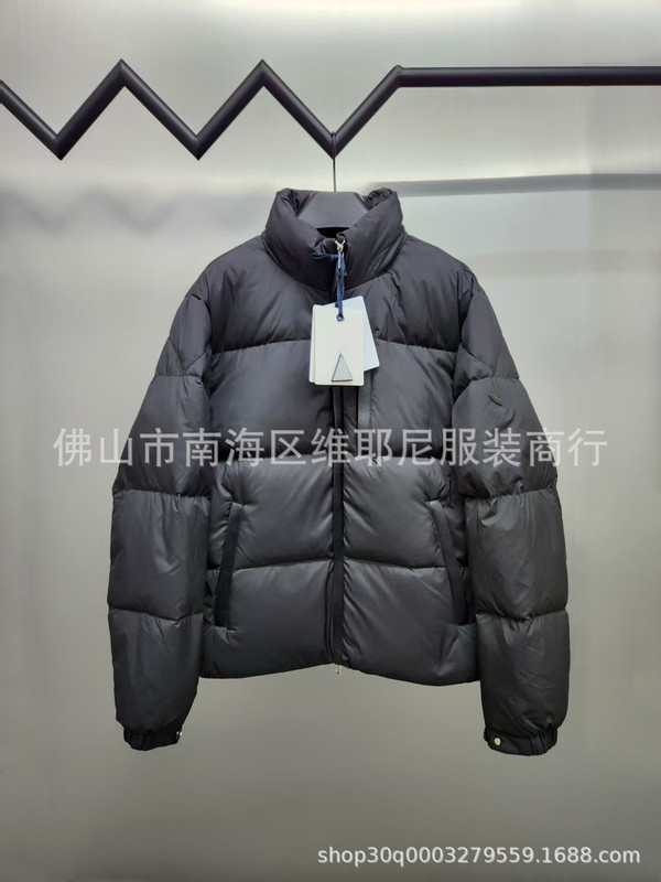 高版本NFC芯片M家皮标加厚羽绒服立领隐藏帽秋冬保暖机能百搭外套|undefined