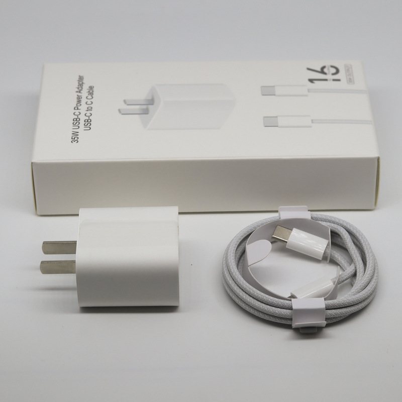 Apple 16 Proに適した窒化ガリウム35W充電器セット、PD急速充電5V3A、携帯電話・タブレット充電器|undefined
