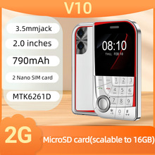 �羳�ֻ�V10�������ֻ�˫��˫��7610miniֱ�尴�����˻������ֻ�