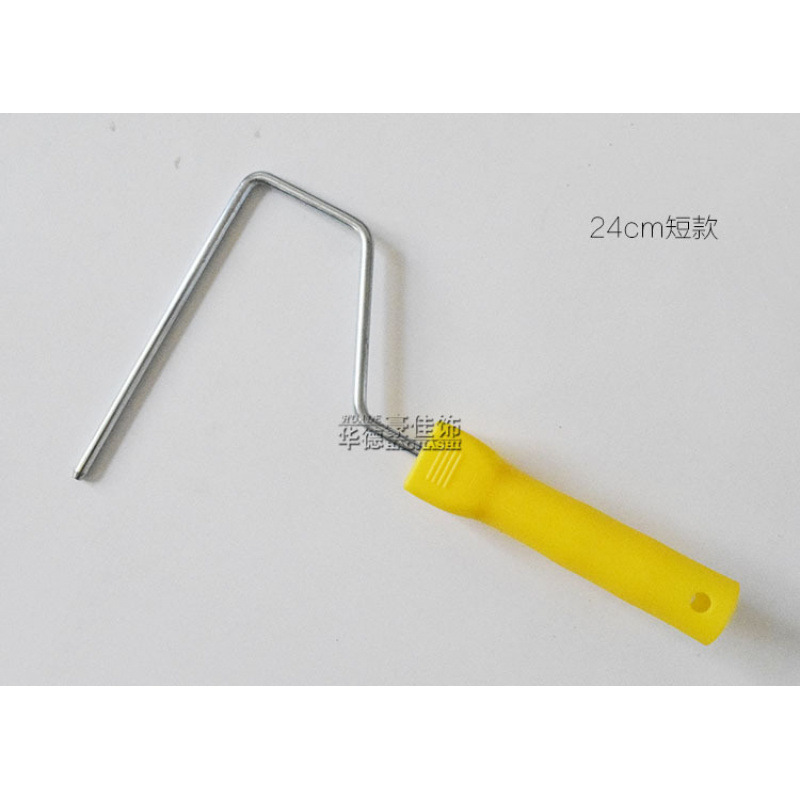 4 pulgadas 6 cepillo de rodillos de resina 10 cm cepillo de rodillos de pintura 15 cm vello largo vello grueso nylon herramientas de polietileno de fibra de vidrio