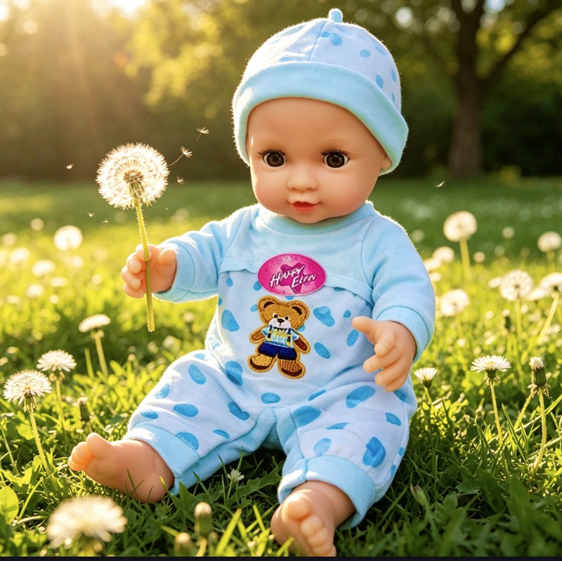 18 inch simulation doll conjoined clothes 40cm doll clothes pajamas