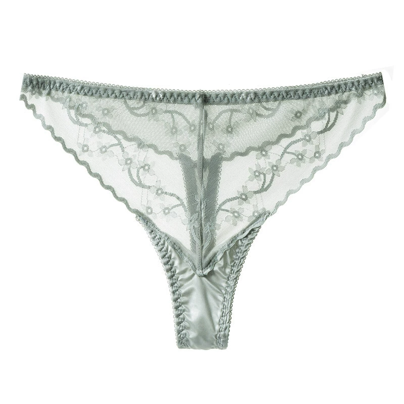 司尔健 Lace sexy breathable quick dry silk trousers, European style