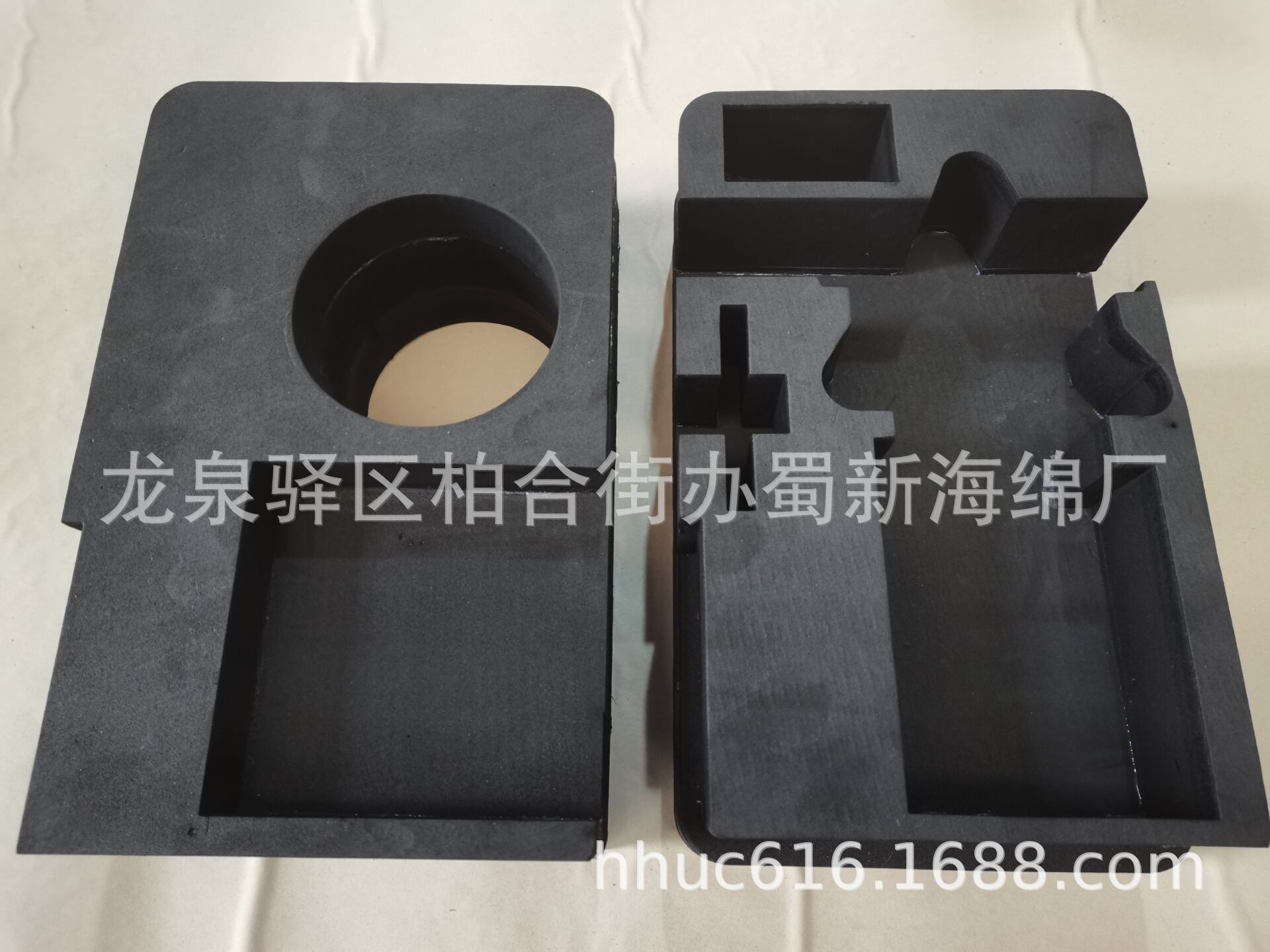 黑色EVA雕刻成型防撞包装泡沫 高密度EVA缓冲减震包装泡棉