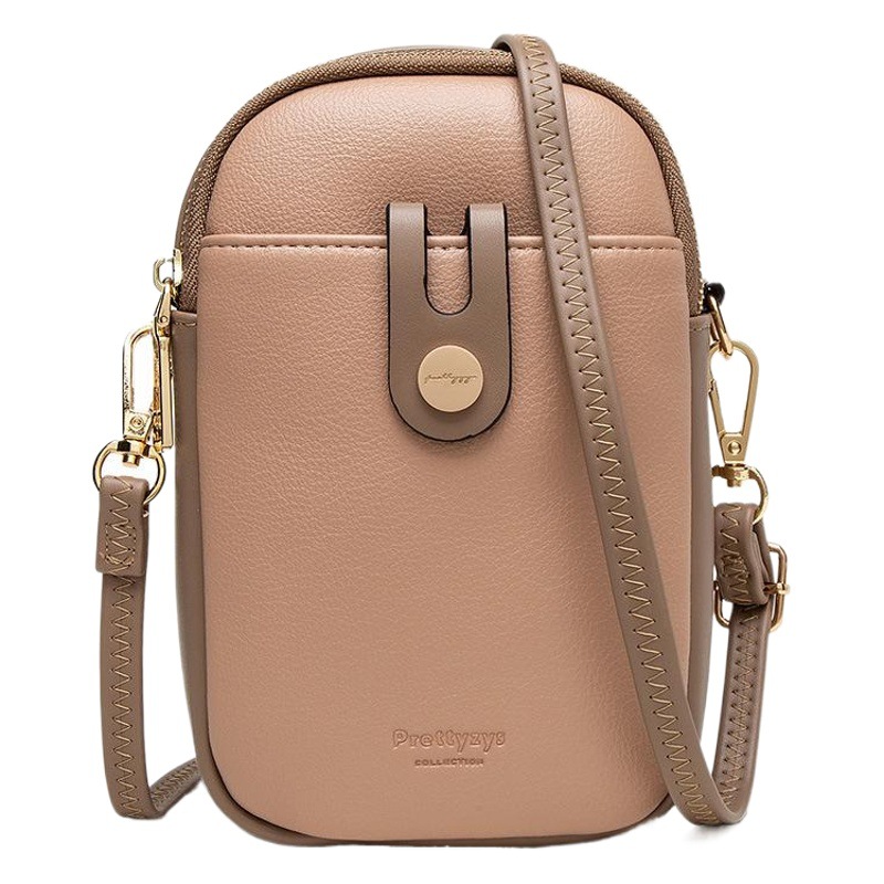 Pequeña Bolsa De fábrica femenina 2023 verano nueva pequeña bolsa de hombro bordado vertical cremallera hebilla mini bolsa de mensajero del hombro