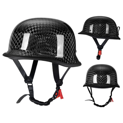 Motorcycle Safety Supplies: Helmet Scooter Cruising Motorcycle Riding - 12k-carbon-fiber-gloss-black-mhead-circumference-56-57cm