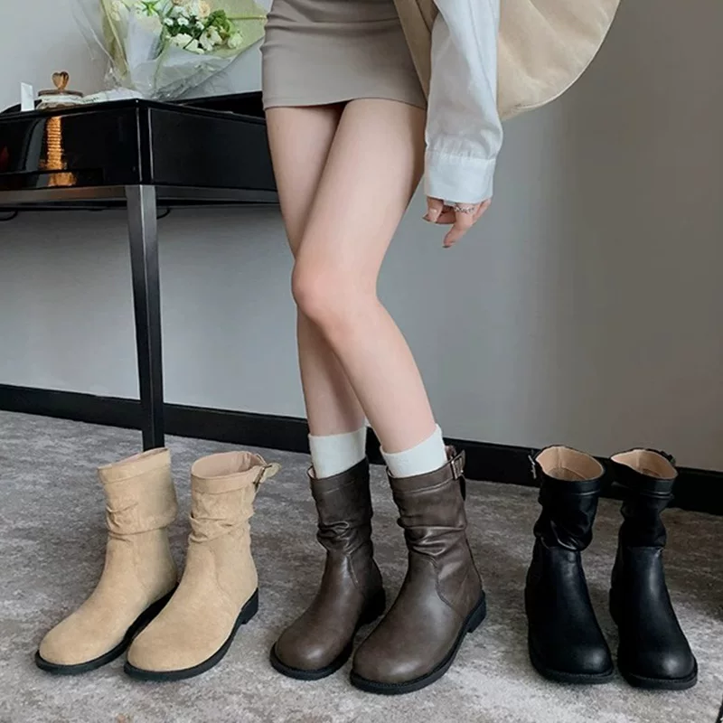 Martens, демисезонные удобные полусапожки, корейский стиль