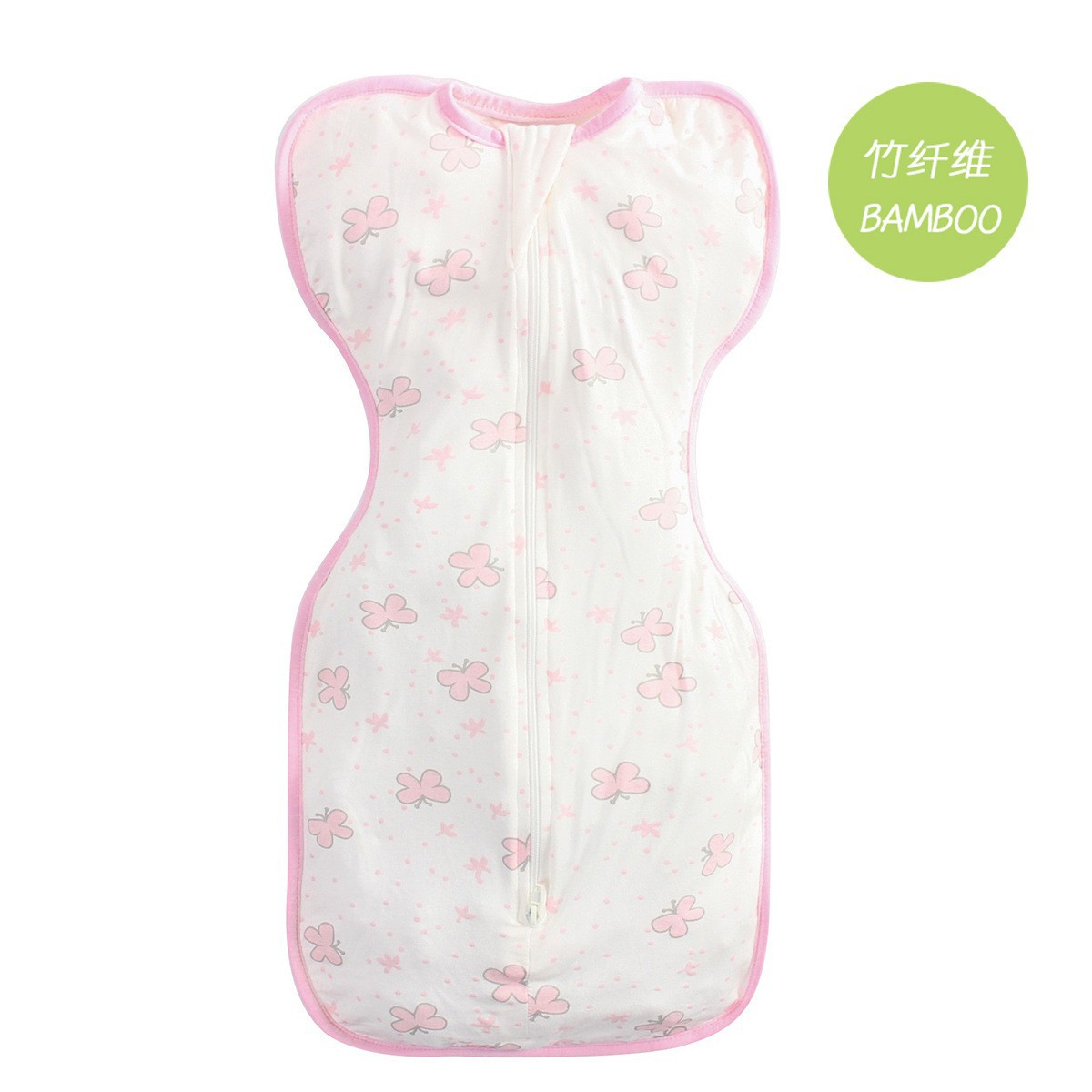 대나무 섬유 핑크 나비