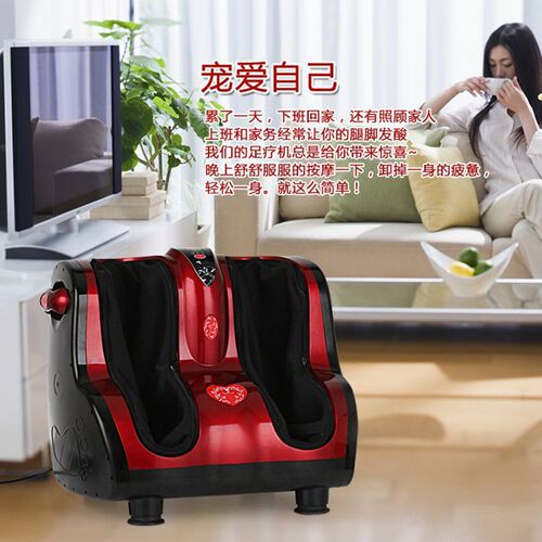 Cross-border wholesale heated foot massage machine, foot bottom foot massage, calf kneading massage device, full-body beauty leg machine