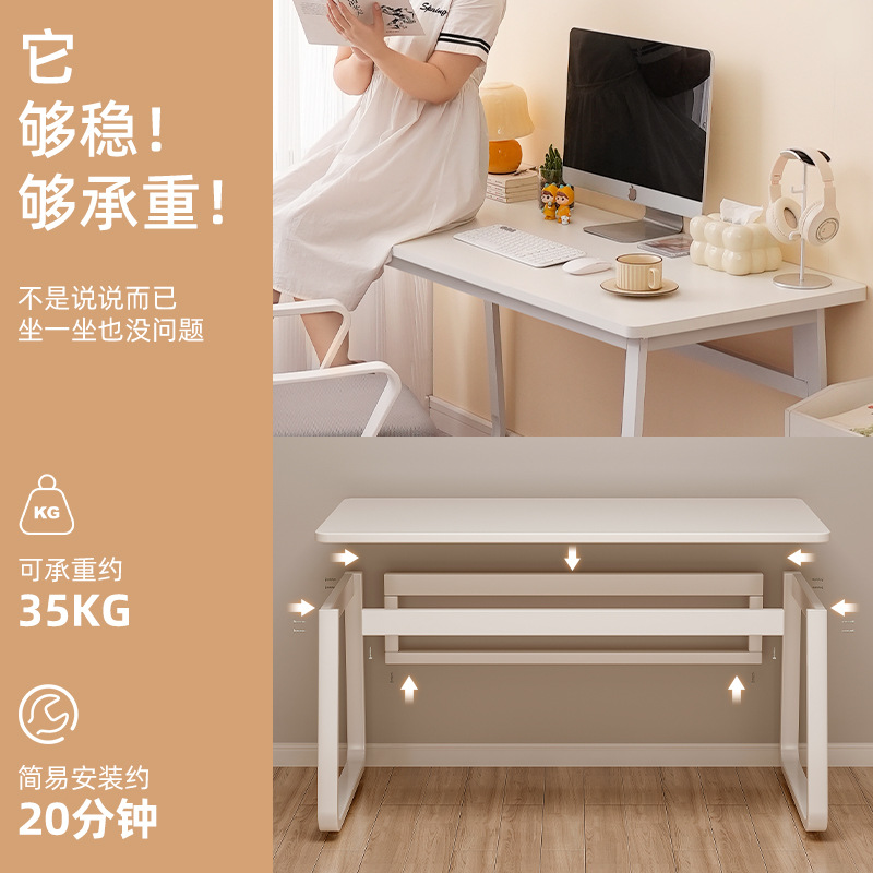 Escritorio de la computadora simple chica dormitorio pequeña mesa estudiante escritorio Workbench pequeño apartamento casa