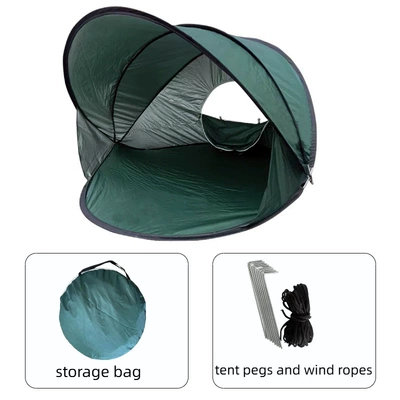【Cross-Border Hot Item】2-3 Person Quick-Open Avtomobil dam çadırları - olive-green-2-3-people