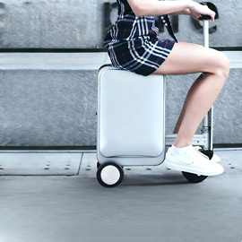 伸缩寸电动行李箱骑行旅行可登机智能行李箱
