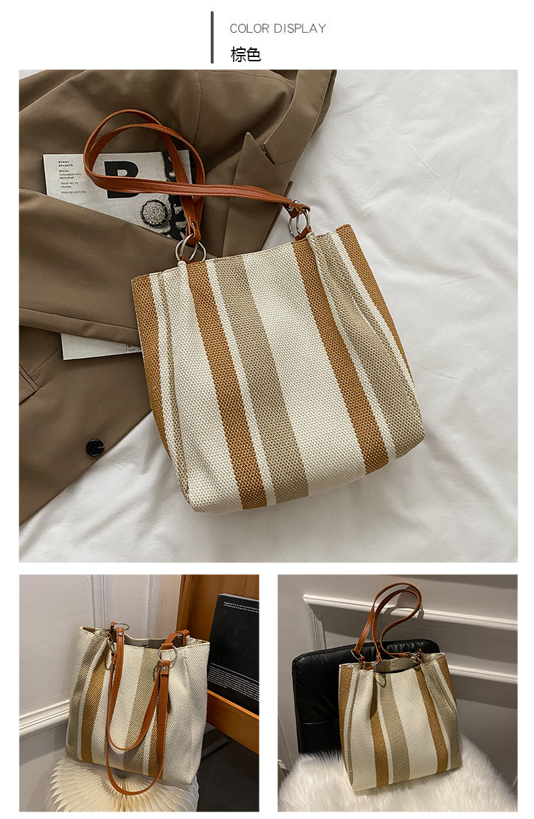 202g Weight Polyester Lining Material Zipper Closure Type Single Shoulder Strap Strap Type Tote Bag Bags Type Casual Occasion Canvas Material Solid Color Pattern All Seasons Season Women's Gender Streetwear Style Square Shape White, Black Color Small Size Small Canvas Streetwear Tote Bag 4
