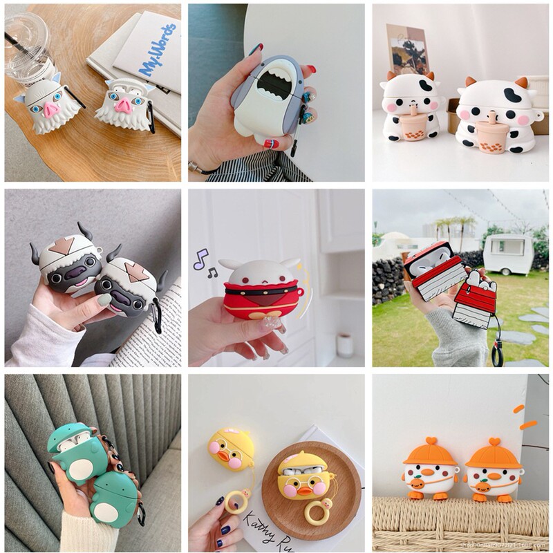 Cross-border Foreign Trade New AirPods2 3 Protective Cover for Apple Wireless Bluetooth Headset Soft Shell pro Drop-resistant 1