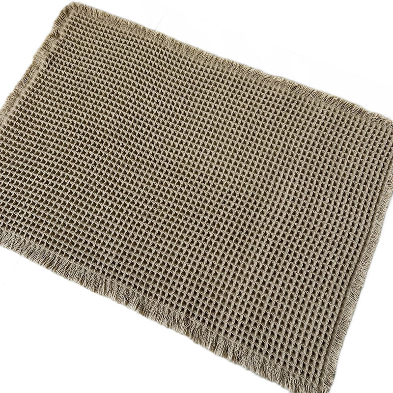 Waffle trenzado cocina alfombra antideslizante alfombra de baño para el hogar de doble cara gruesa almohadilla para los pies image 6