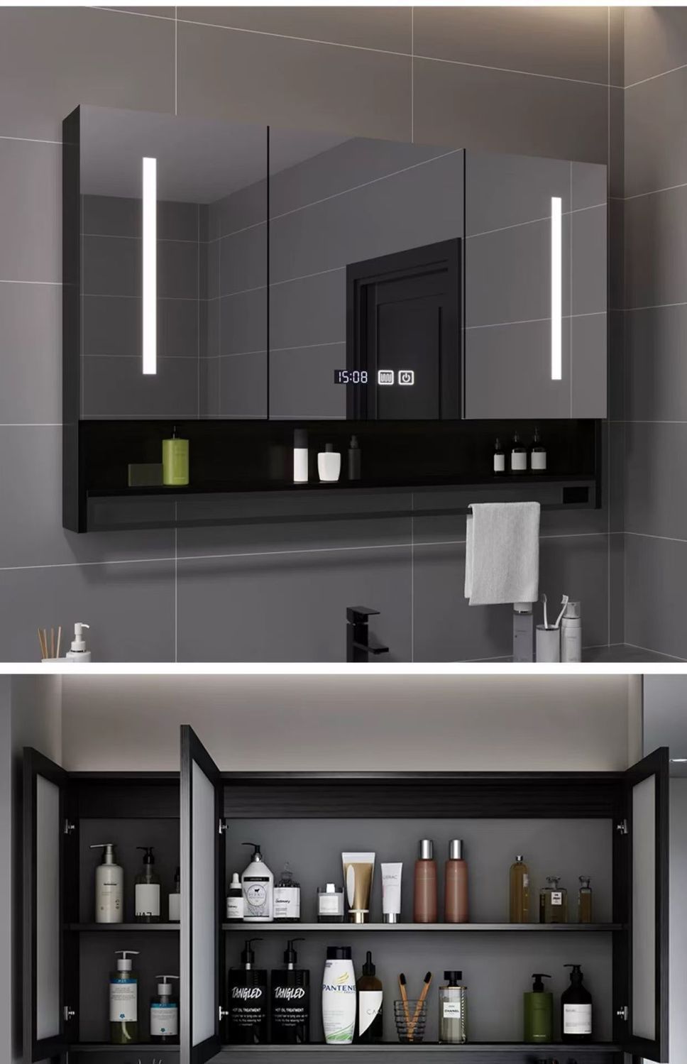 Smart mirror cabinet, bathroom mirror, individual bathroom shelf, dressing mirror, bathroom mirror combination, new and simple style now available undefined
