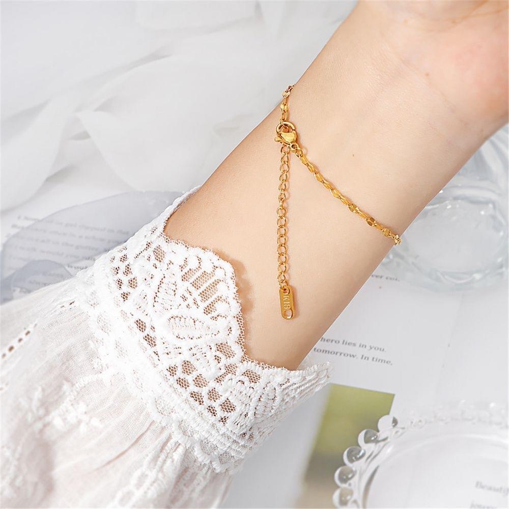 Estilo coreano retro pulsera de acero de titanio hembra ins estilo hip hop CD Smiley cara novias pareja pulsera Red pulsera de moda pulsera