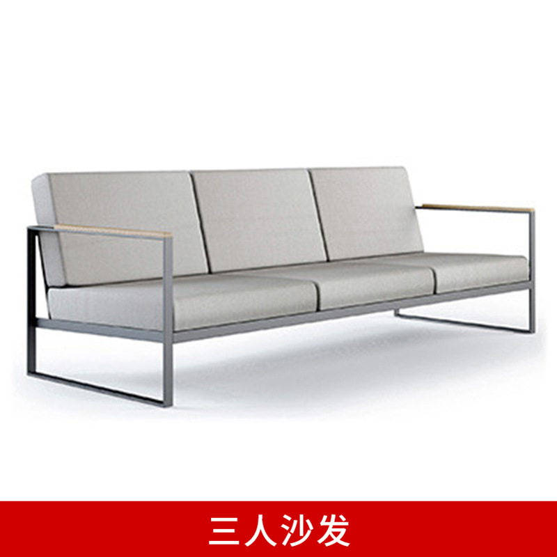 Sofá de aleación de aluminio al aire libre patio balcón al aire libre impermeable hotel de alojamiento solar silla de jardín muebles al aire libre