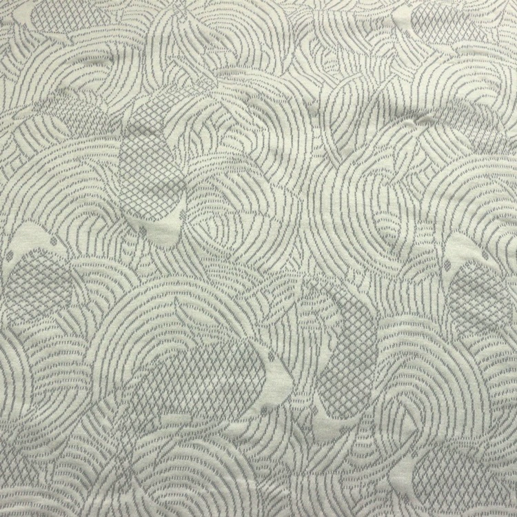 Jihua air layer cloth koi fish jumping dragon door 3D knitted woven sinking ticked filament silk cloth air layer material