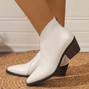 D 11411 Pointed Toe Western Boots ���^��ѥ ���R�d�羳�W����