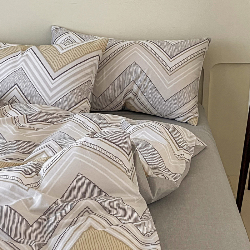 Cama de algodón de cuatro piezas set2025 nuevo algodón de cuatro estaciones sábanas universales set de cama de tres piezas