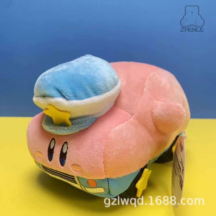 ZL Cross-border Police Car Series Star Kabila plush car Kirby20CM Doll Catching Dolls Wedding Scattering Dolls