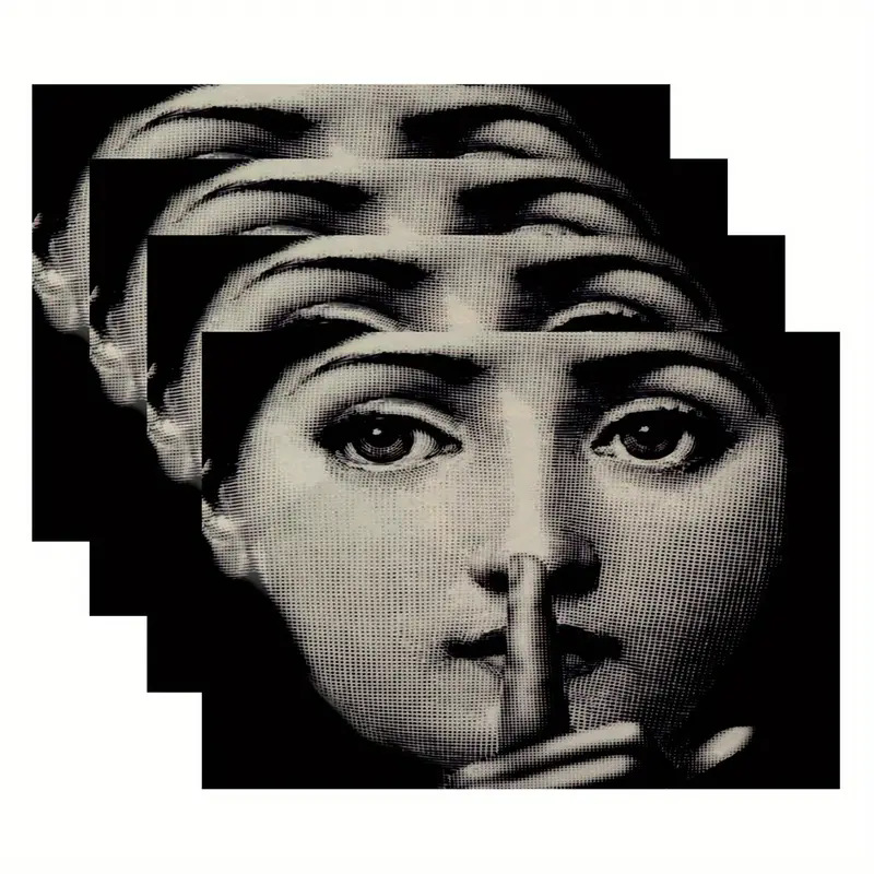 Transfronterizos lino almohadilla de mesa Aliexpress TEMU Amazon almohadilla de mesa cuadrada búfalo rojo almohadilla de Navidad Día de la Independencia