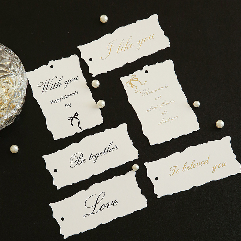 Tarjetas de felicitación transfronterizas Tarjetas de felicitación regalo de mano Tarjetas de felicitación flores creativas Tarjetas de felicitación de bordes