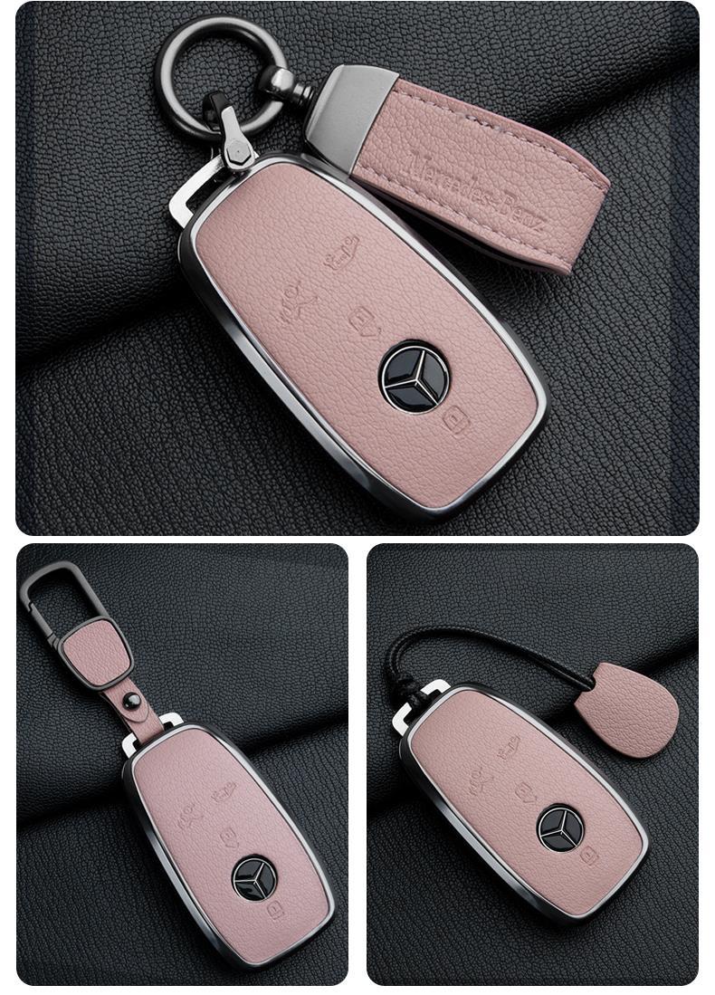 Suitable for the New Mercedes-Benz Vito Key Cover Genuine Leather 24 Models V300L Premium Version Vito V-Class V260 High-End Shell