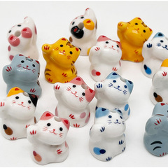 招き猫カラー系陶磁器ビーズ部品diyアクセサリーかわいいアニメ手作りブレスレットビーズ卸売り
