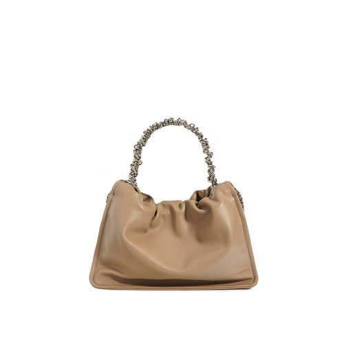 2024 New Unique Original Leather Cloud Pattern Bag for Women Genuine Leather Creased Bag with High-end Feel Shoulder Bag