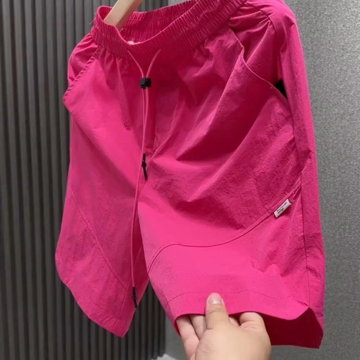 Quick-Dry Casual Shorts For Men And Women Lightweight Breathable 5-Inch Inseam Athletic Lounge Shorts_viptrois.com