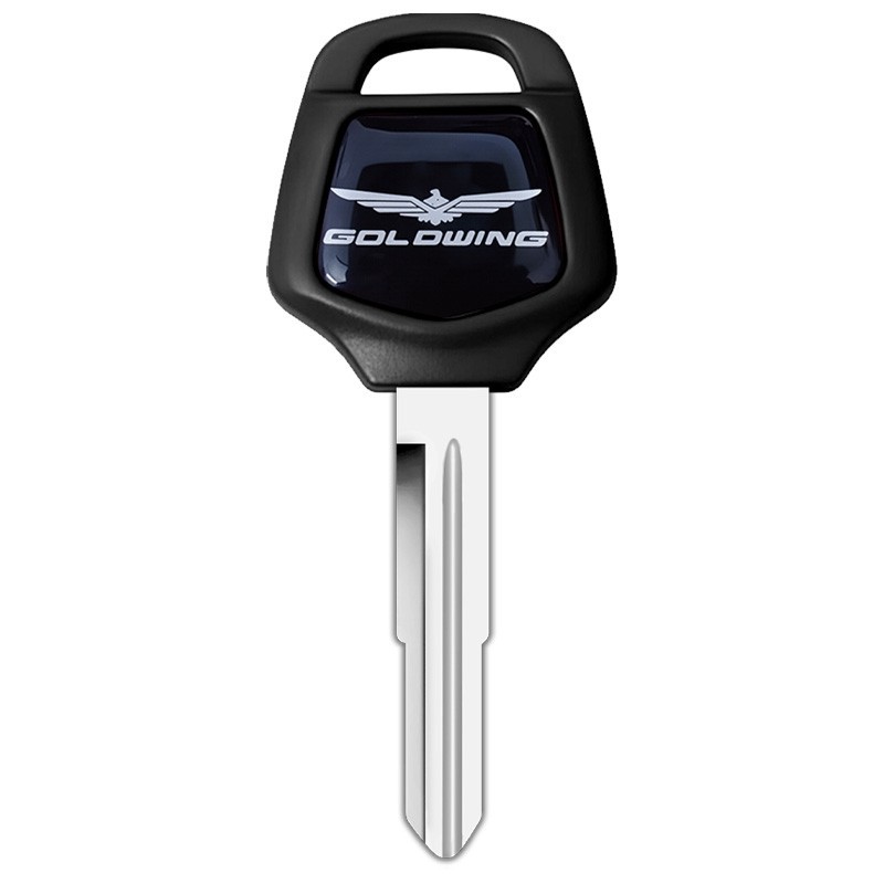 Compatible with Honda GL1500 GL1800 Gold Wing Black Label 1800 motorcycle key blank, can be equipped with a chip