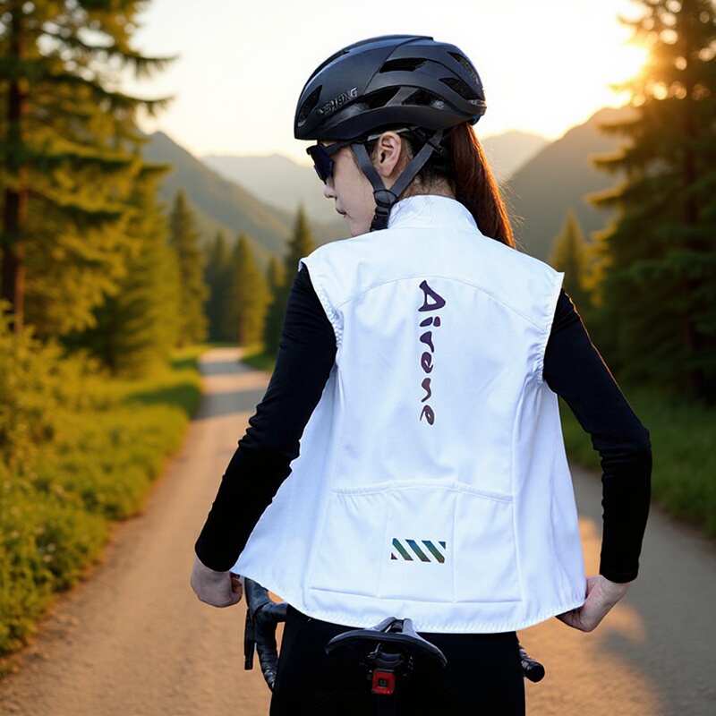 「New Autumn and Winter Products--Airone」Men's and Women's Three-Layer Composite Ultra-Fleece Cycling Warm and Windproof Vest